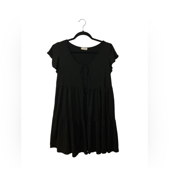 See You Monday Black Mini Dress - Picture 1 of 4